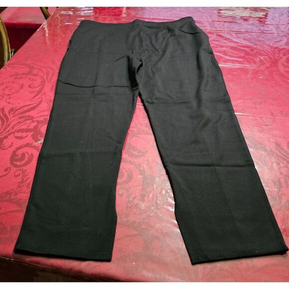 Worthington Women's Slim Ankle Stretchy Black Dress Pants XL Wearable Comfort - Picture 4 of 9